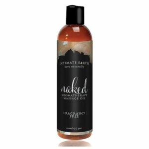 Massage Oil Naked Unscented 120 ml Intimate Earth