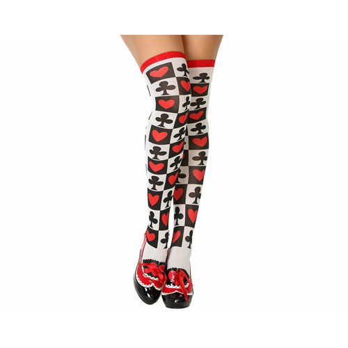 Costume Stockings Poker One size Multicolour